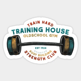Training House Oldschool Gym Sticker